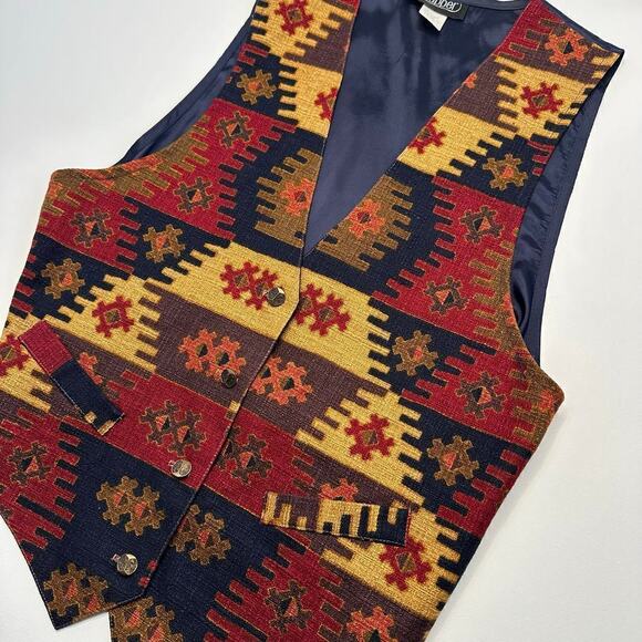 Vintage Tapestry Vest by Wrapper - Picture 3 of 6